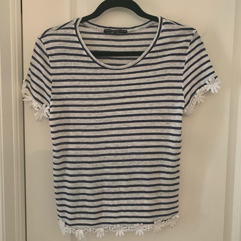 Generation Love 100% linen slub tee